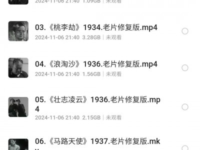 【国产经典老电影】超清修复版50部，可以作为影视解说的素材，都是老一辈的回忆啊